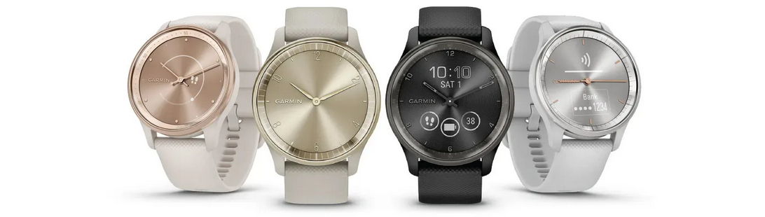 Смарт часовник Garmin Vivomove Trend Mist Gray, хибриден, Liquid crystal дисплей, 25.6 мм x 18.8 мм (1.01" x 0.74"), до 5 дни време на работа, Bluetooth, пулсомер, следене на съня, профили за бягане, сив - характеристика 7