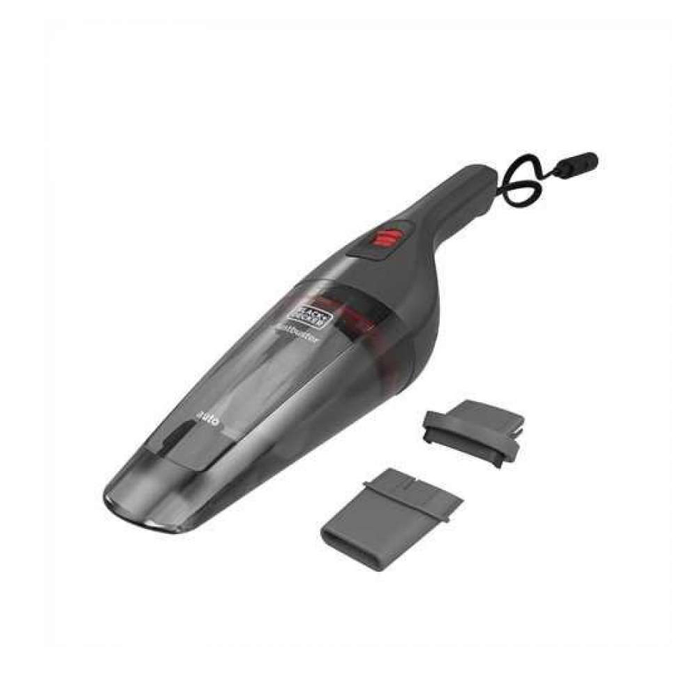 Прахосмукачка Black & Decker Dustbuster NVB12AVA, ръчна мини, без торба, 12.5W, 0.37 l капацитет на контейнера, 1122 л / мин въздушен поток, черна - характеристика 1