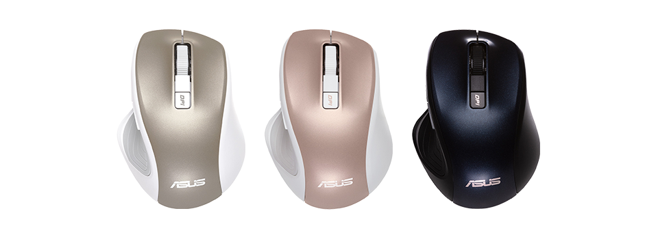 Мишка Asus MW202 Rose Gold, оптична (4000 dpi), безжична, USB, розово-златиста - характеристика 2