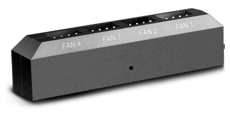 Контролер за вентилатори DeepCool FH-04 DP-F04PWM-HUB, 4x 4-pin конектори, черен - характеристика 2