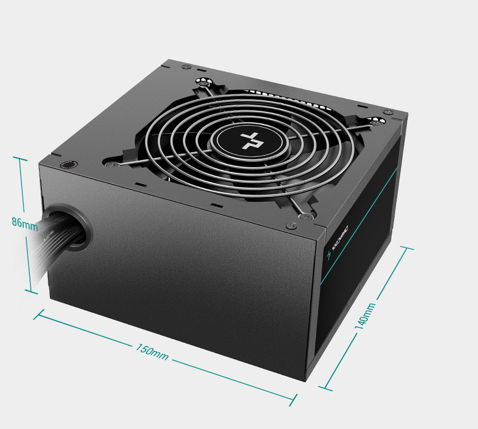 Захранване DeepCool (PM750D), 750W, Active PFC, Gold 80+, 120mm вентилатор - характеристика 4