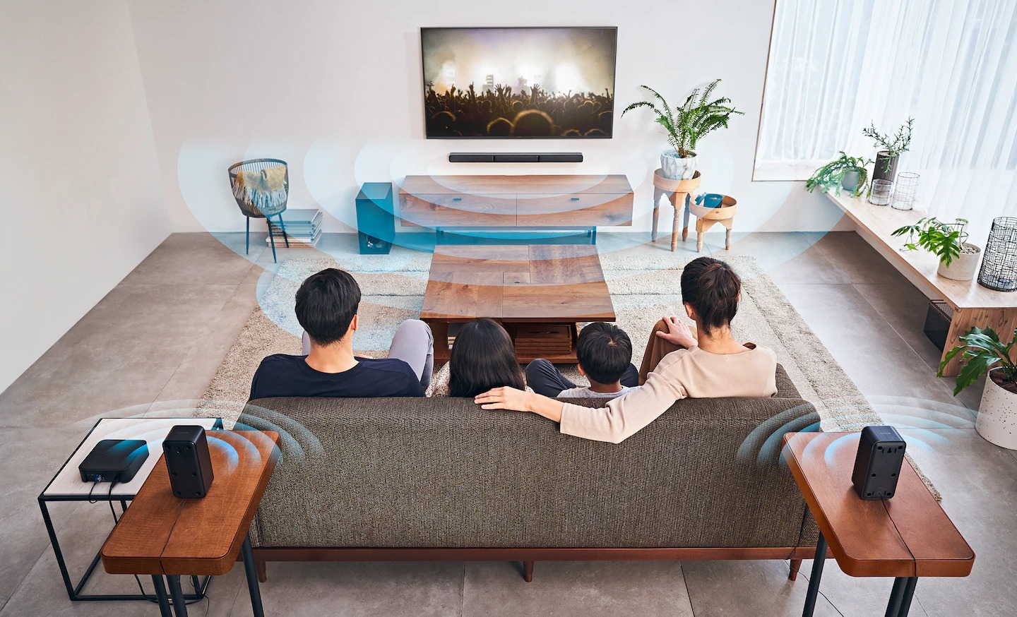 Soundbar система за домашно кино Sony HT-S40R, 5.1 канална, Bluetooth, USB, 600W - характеристика 1