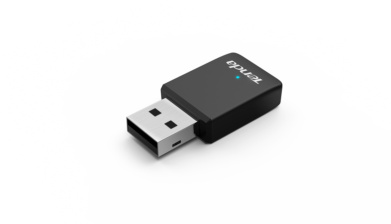Мрежови адаптер Tenda U9, 650Mbps, Wireless AC, USB 2.0, черен, 1 външна антена - характеристика 1