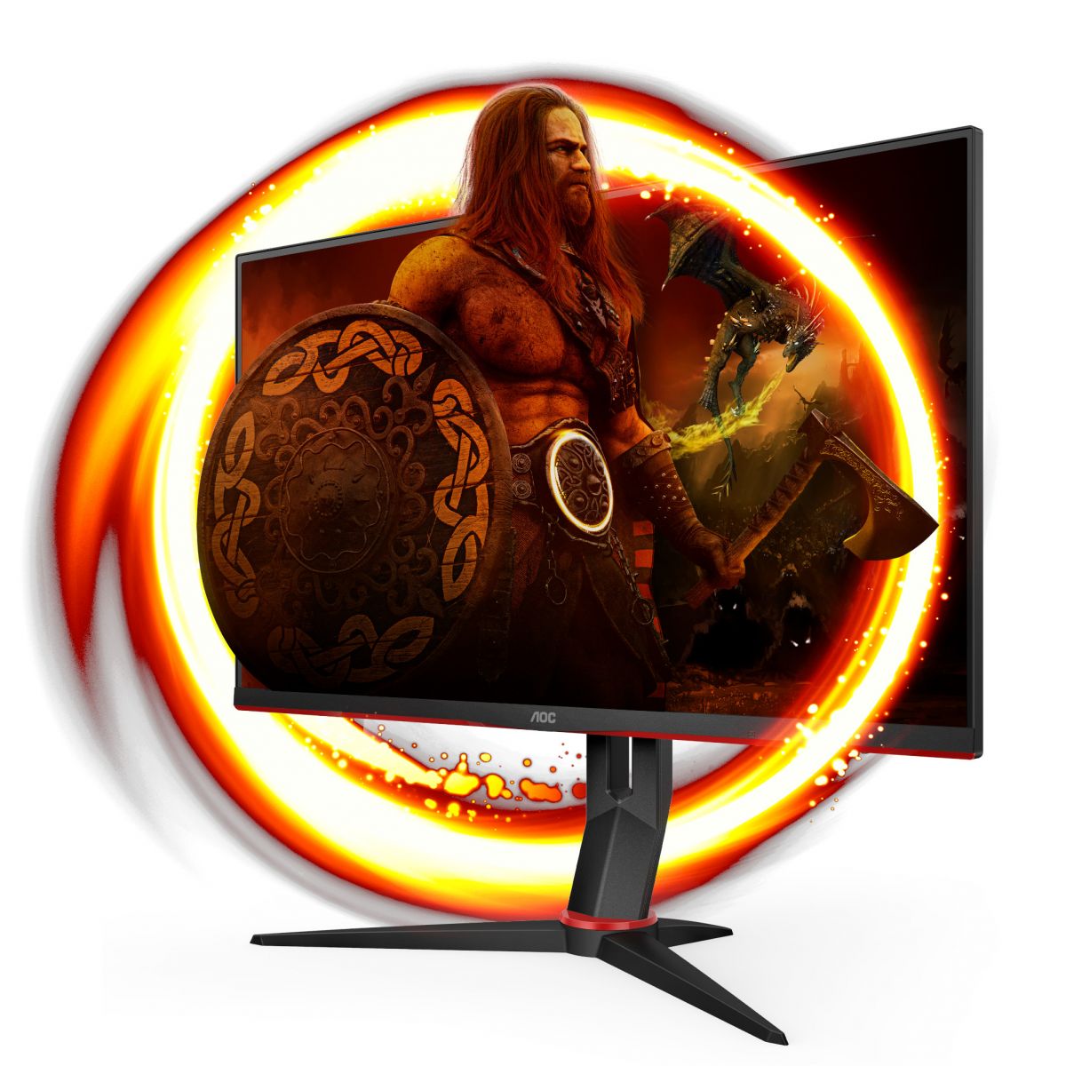 Монитор AOC Q27G2S/EU, 27" (68.58 cm) IPS панел, 165Hz, QHD, 1ms (MPRT), 80000000 :1, 350 cd/m2, DisplayPort, HDMI - характеристика 1