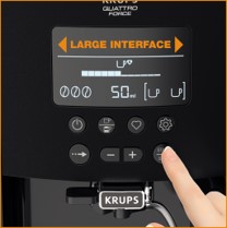 Кафеавтомат Krups Arabica, 1450W, 15 bar, 1.7 l обем на резервоара за вода, черен - характеристика 2
