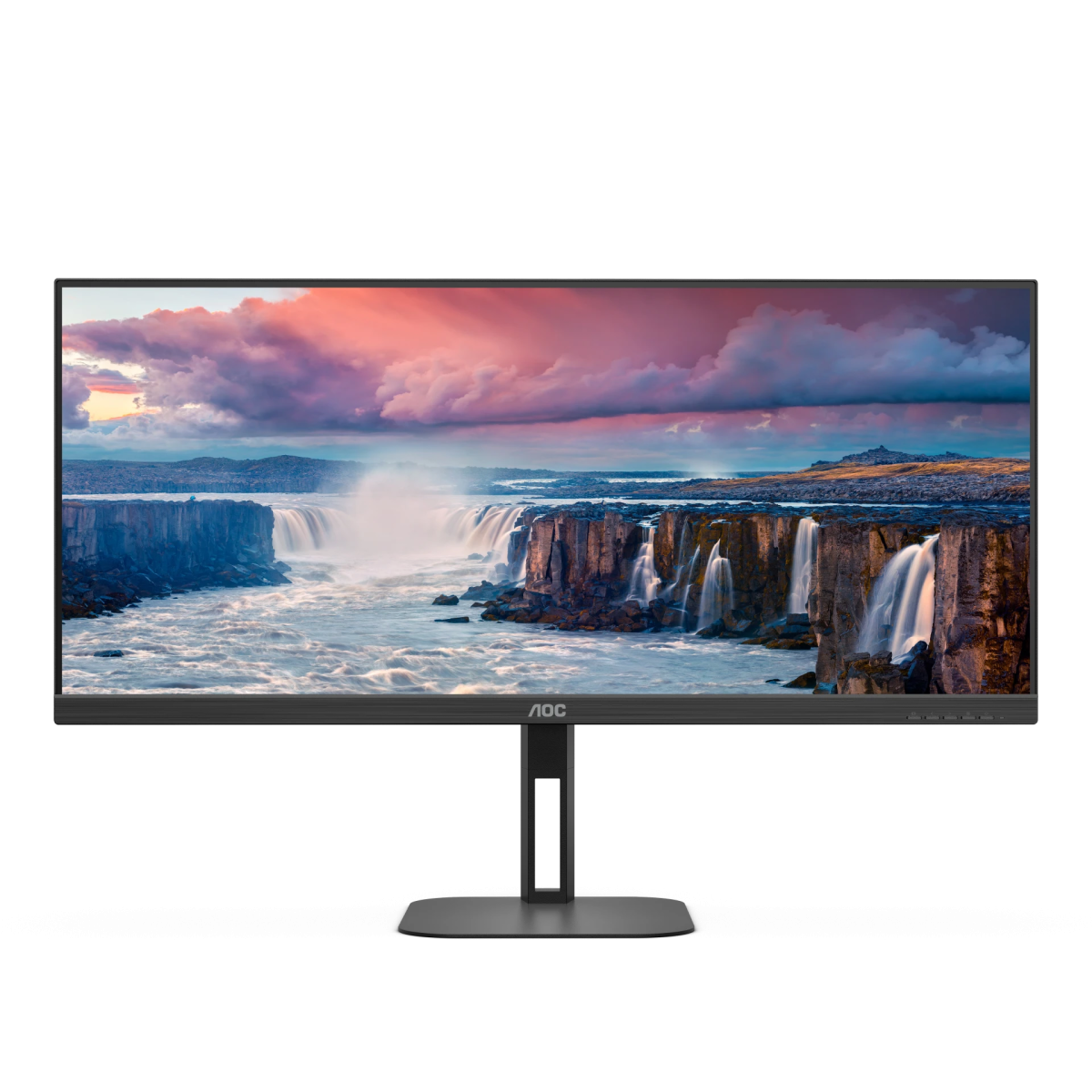 Монитор AOC U34V5C/BK, 34" (86.36 cm) VA панел, 100Hz, WQHD, 4ms, 300 cd/m2, 20M:1, DisplayPort, HDMI, USB, USB-C - характеристика 1