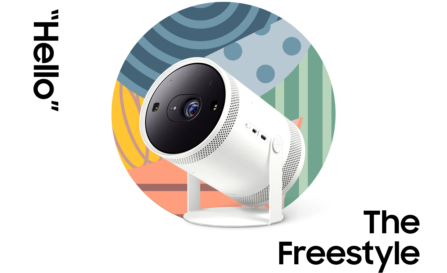 Проектор Samsung The Freestyle SP-LSP3BLAXXH, DLP, Full HD (1920 x 1080), 100 000:1, 550 LED Lumen, IPv6, Micro HDMI, Bluetooth, USB Type C - характеристика 1