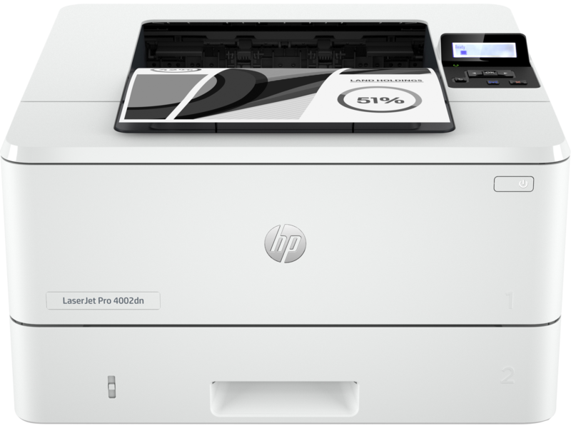 Лазерен принтер HP LaserJet Pro 4002dw, монохромен, 1200 x 1200 dpi, 40 стр/мин, LAN, Wi-Fi, USB, A4 - характеристика 1