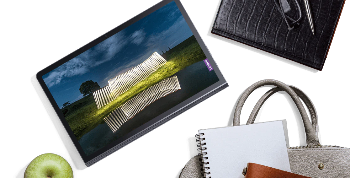 Таблет Lenovo Yoga Tab 11 (сив), 4G LTE, 11" (27.94 cm) IPS Dolby Vision дисплей, осемядрен MediaTek Helio G90T 2.05GHz, 4GB LPDDR4x, 128GB Flash памет (+ microSD слот), 8.0 & 8.0 Mpix, Android - характеристика 1