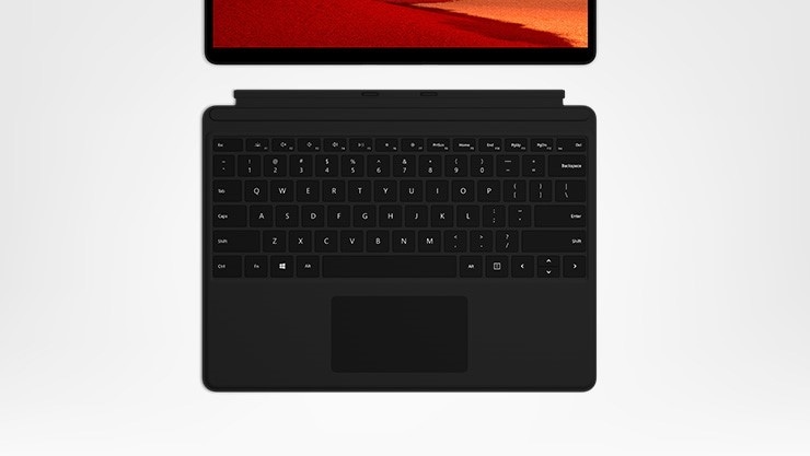 Клавиатура за таблет Microsoft Surface Pro X, съвместима с Microsoft Surface Pro X, черна - характеристика 1