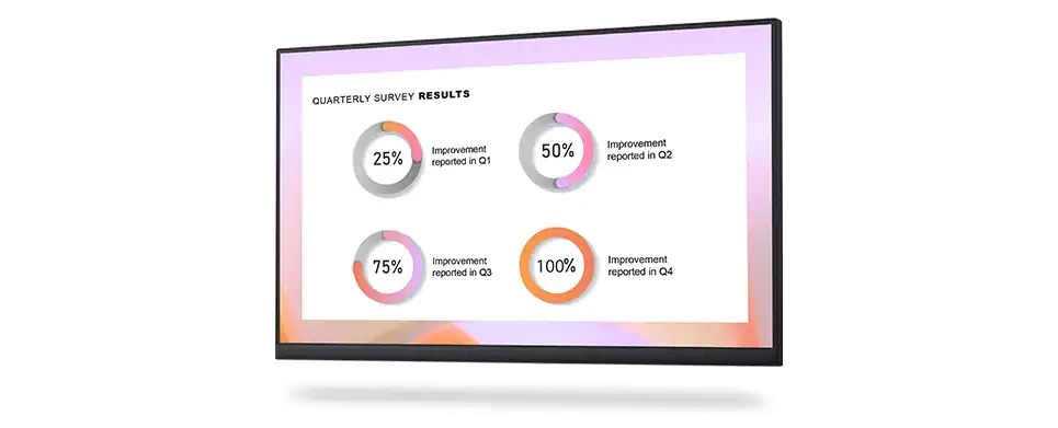 Монитор Dell P2422HE (210-BBBG), 23.8" (60.45 cm), IPS панел, Full HD, 5ms, 300 cd/m2, HDMI, DP, USB, RJ-45 - характеристика 2