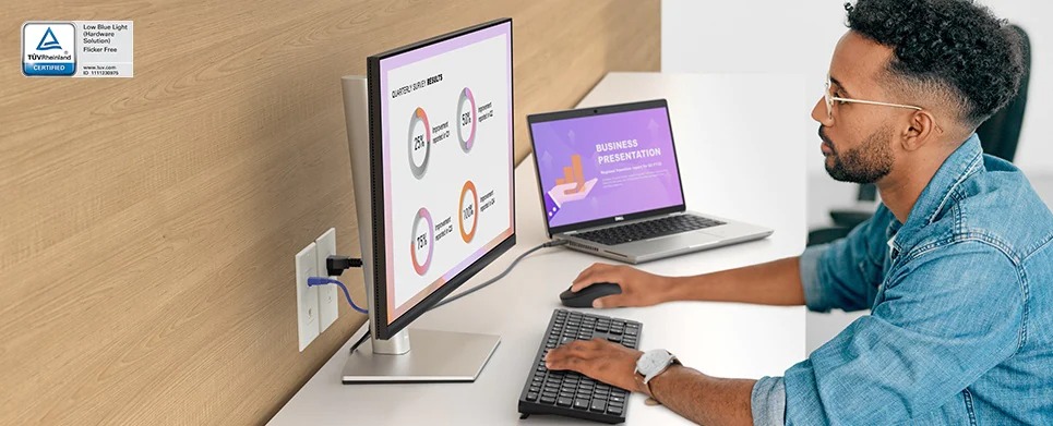 Монитор Dell P2722HE (210-AZZB), 27" (68.58 cm), IPS панел, Full HD, 5ms, 300 cd/m2, HDMI, DP, USB, RJ-45 - характеристика 1