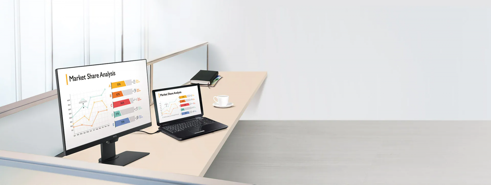 Монитор BenQ BL2480T (9H.LHFLA.FPE), 23.8" (60.45 cm) IPS панел, 75Hz, Full HD, 5ms, 20,000,000:1, 250cd/m2, DisplayPort, HDMI, VGA - характеристика 1