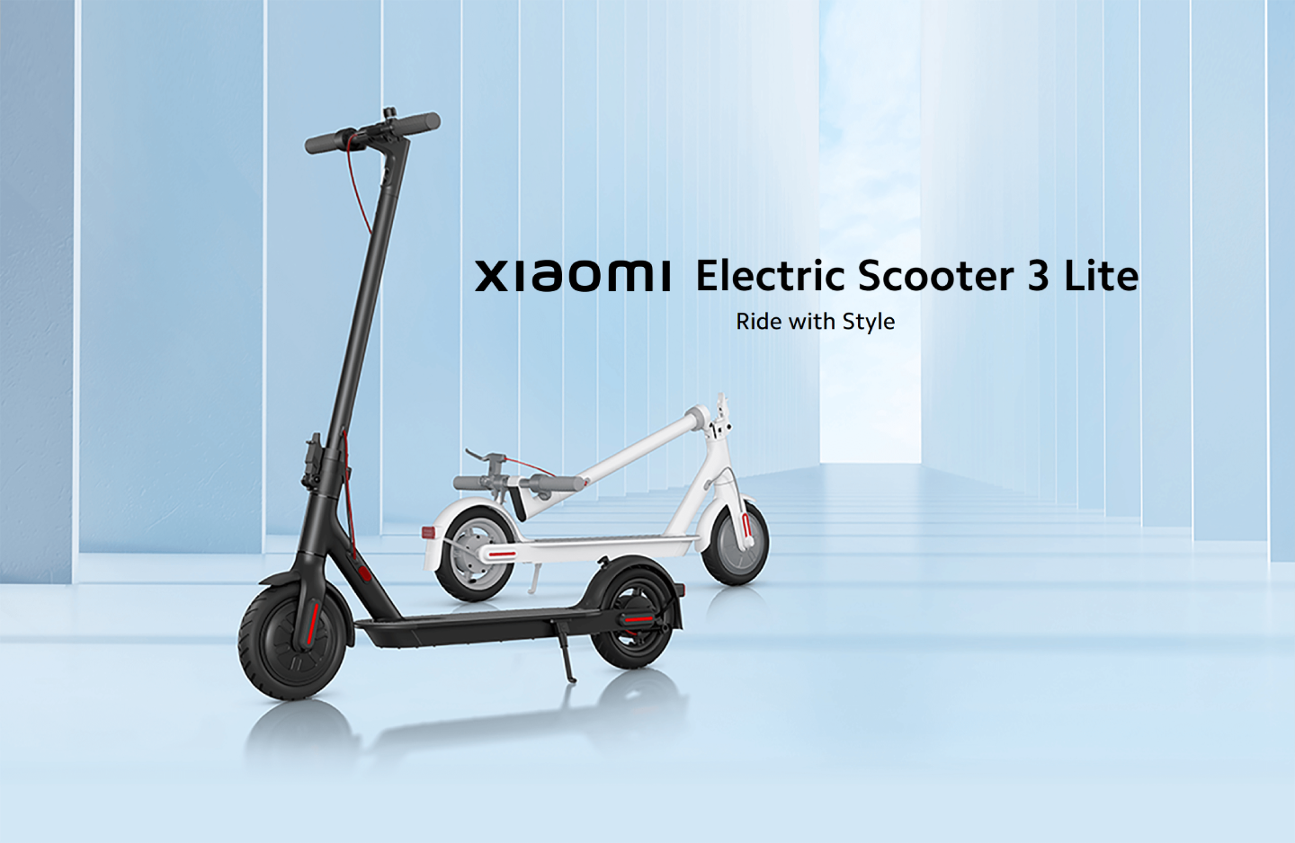 Електрически скутер Xiaomi Scooter 3 Lite, до 25км/ч скорост, до 20км пробег, 300W, IPX4, черен - характеристика 1