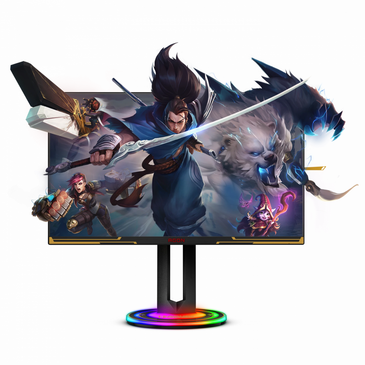 Монитор AOC AG275QXL, 27" (68.58 cm) IPS панел, 170Hz, QHD, 1ms, 50 000 000:1, 400cd/m2, DisplayPort, HDMI, USB - характеристика 1