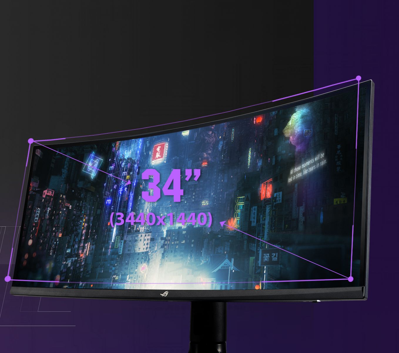 Монитор Asus ROG Strix XG349C, 34.1" (86.61 cm) IPS панел, 180Hz, UWQHD, 1ms(GTG), 400cd/m2, DisplayPort, HDMI, USB Type C - характеристика 1