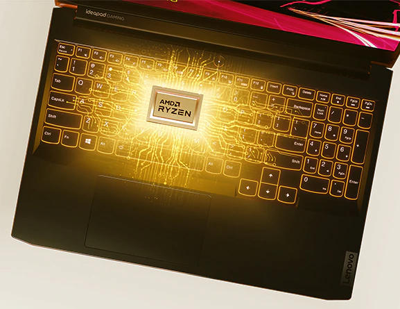 Лаптоп Lenovo IdeaPad Gaming 3 15ACH6 (82K2024FBM), шестядрен AMD Ryzen 5 5600H 3.3/4.2GHz, 15.6" (39.62 cm) Full HD IPS Anti-Glare Display & GF GTX 1650 4GB, (HDMI), 8GB DDR4, 512GB SSD, 1x USB 3.1 Type C, Free DOS. 2.25 kg - характеристика 1