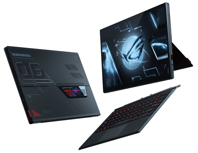 Лаптоп Asus ROG Flow Z13 GZ301ZA-LD142W (90NR07Y1-M00600) с подарък геймърски стол Fury - Avenger M+, дванадесетядрен Intel Core i5-12500H 2.5/4.5GHz, 13.4" (34.04 cm) FHD+ 120Hz IPS Touchscreen, (Thunderbolt 4), 16GB DDR5, 512GB SSD, Windows 11 Home - характеристика 1