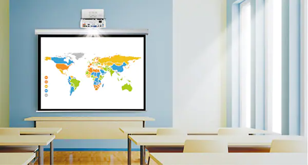 Проектор BenQ MW826STH, DLP, WXGA (1280x800), 20 000:1, 3500 lm, LAN, HDMI, VGA, USB - характеристика 1