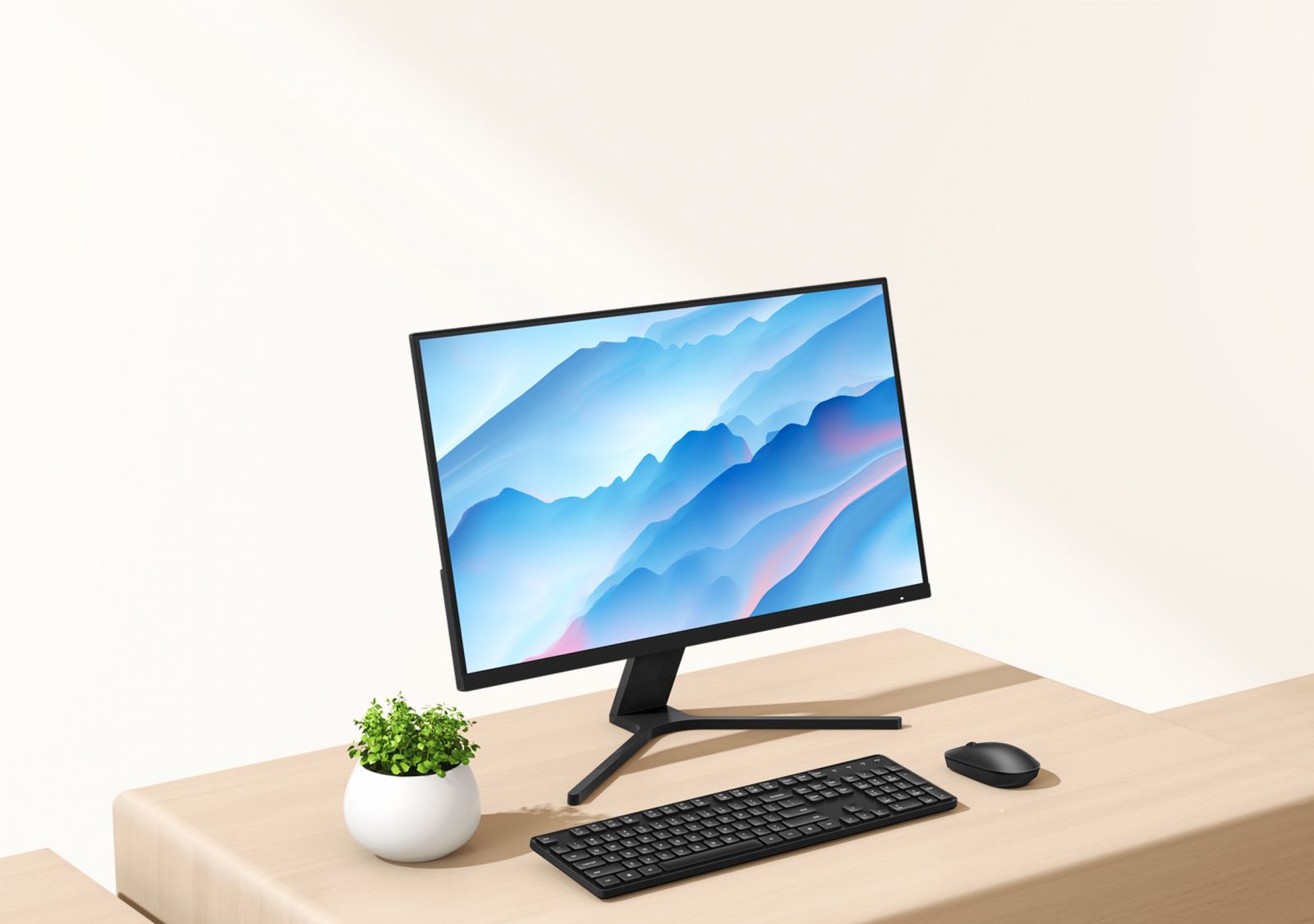 Монитор Xiaomi Mi Desktop Monitor (BHR4975EU), 27" (68.58 cm) IPS панел, 75Hz, Full HD, 6ms, 300 cd/m2, HDMI, VGA - характеристика 1