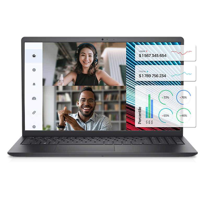 Лаптоп Dell Vostro 3520 (N1610MVNB3520EMEA01)(сив), десетядрен Intel Core i5-1235U 1.3/4.4GHz, 15.6" (39.62 cm) Full HD IPS 120Hz Anti-Glare Display, (HDMI), 8GB DDR4, 512GB SSD, 1x USB 3.2 Gen 1, Windows 11 Pro - характеристика 1
