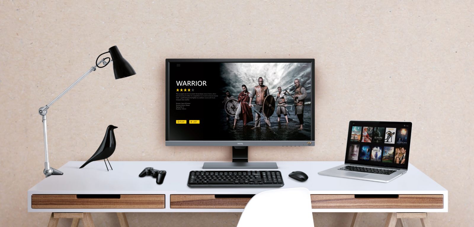 Монитор BenQ EL2870U (9H.LGTLB.QPE), 28" (71.12 cm) TN панел, 4K/UHD, 1ms, 12 000 000:1, 300cd/m2, DisplayPort, HDMI - характеристика 1