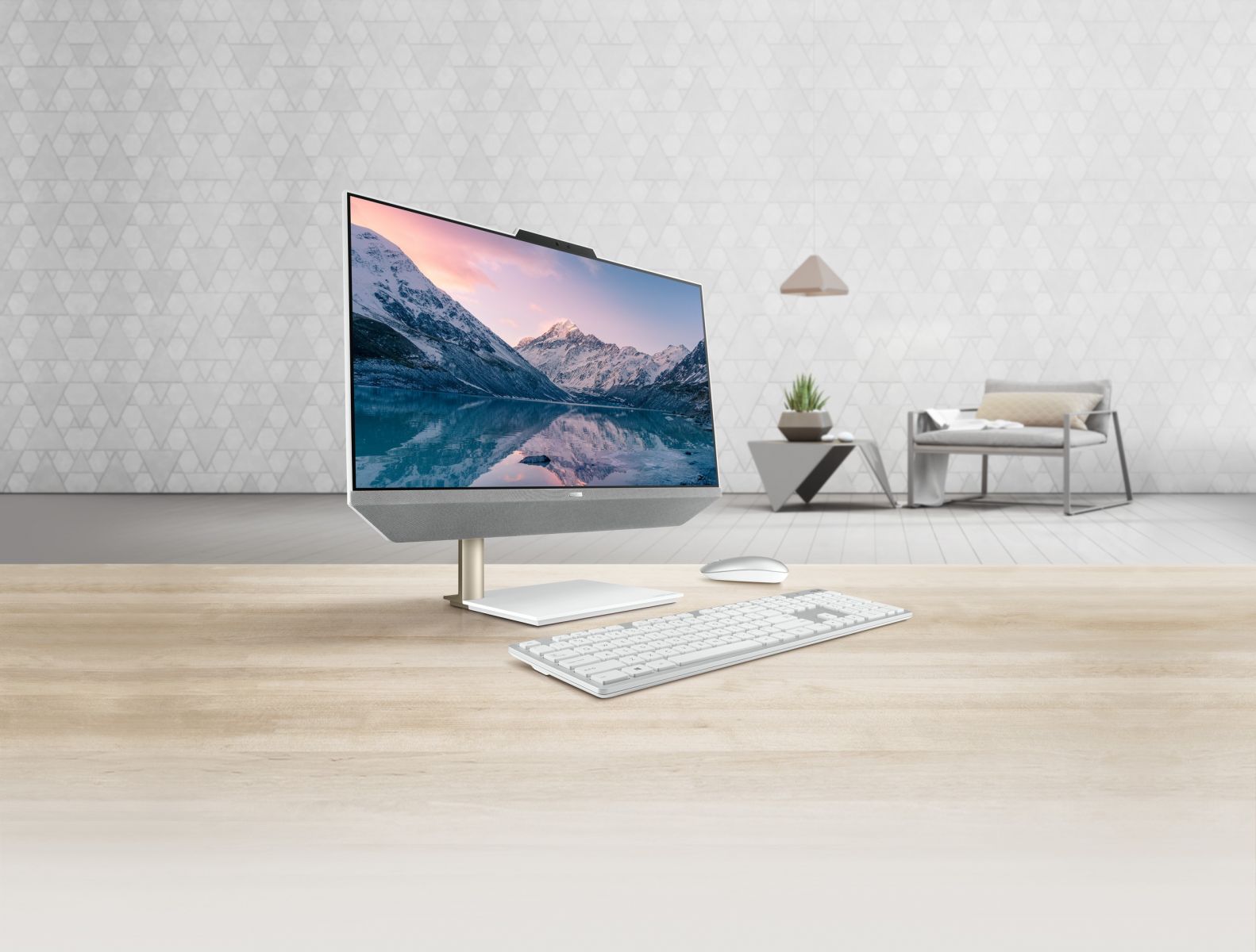 All in One компютър Asus Zen A5401WRAK-BA067W (90PT0312-M00CB0), шестядрен Comet Lake Intel Core i5-10500T 2.3/3.8 GHz, 23.8" (60.45 cm) Full HD IPS Anti-Glare Display, (HDMI), 16GB DDR4, 512GB SSD & 1TB HDD, Windows 11 Home, без стойка - характеристика 1
