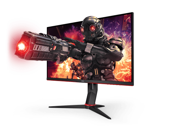 Монитор AOC 24G2ZU/BK, 23.8" (60.45 cm) IPS панел, 240 Hz, 0.5 ms, 350 cd/m2, DisplayPort, HDMI, 4x USB 3.0 - характеристика 1