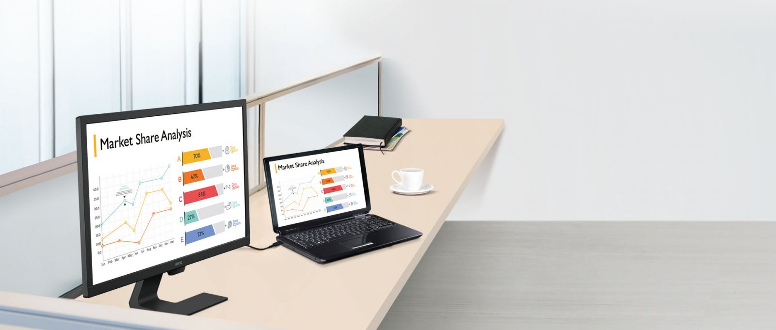 Монитор BenQ BL2783 (9H.LJDLB.VPE), 27" (68.58 cm) TN панел, Full HD, 1ms, 12 000 000:1, 300cd/m2, DisplayPort, HDMI, DVI, VGA - характеристика 1