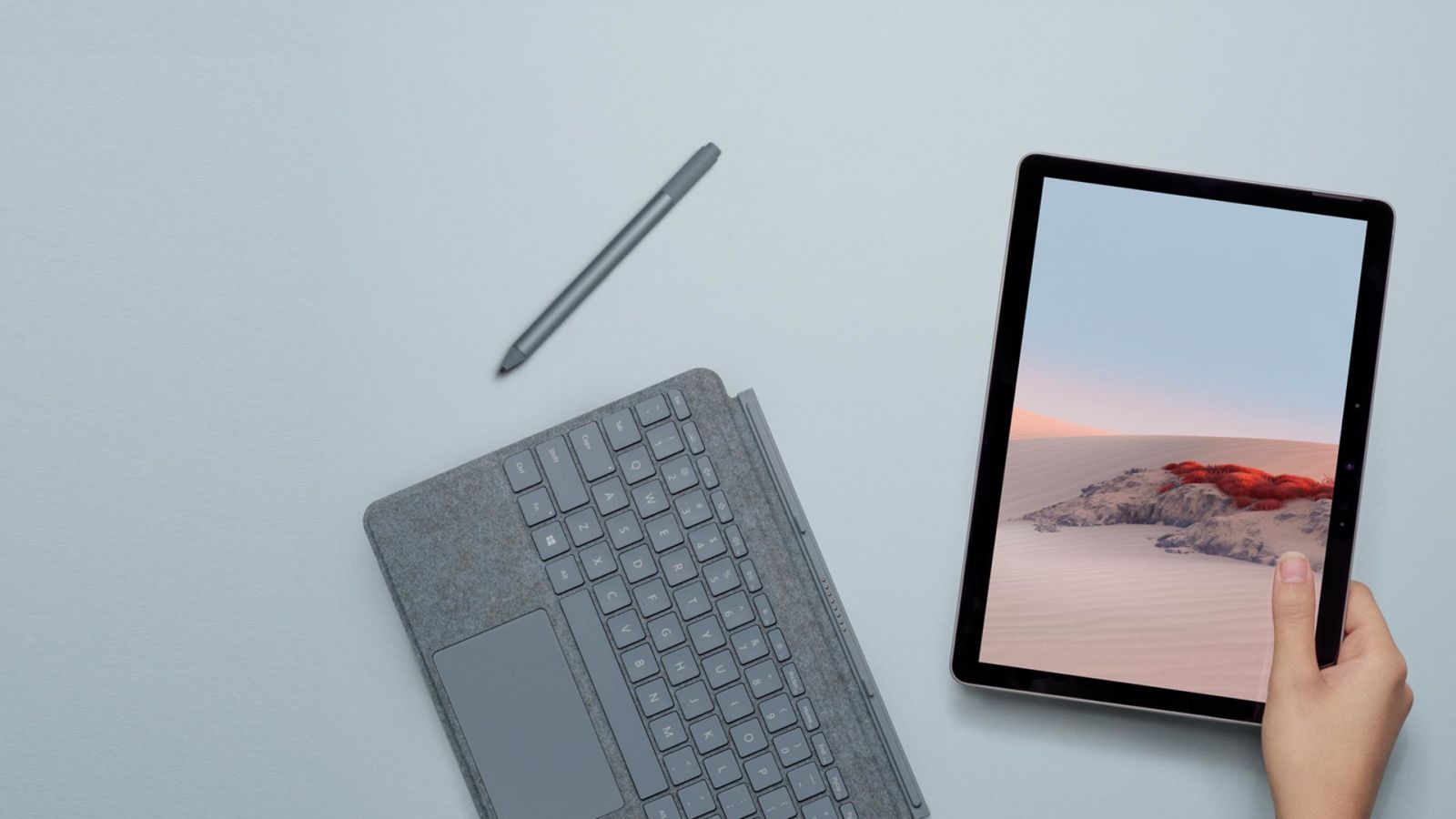 Таблет Microsoft Surface GO 2 (STQ-00017), 10.5" (26.67 cm) WUXGA дисплей, двуядрен Amber Lake Intel Pentium 4425Y 1.70 GHz, 8GB RAM, 128 GB SSD (+ microSD слот), 8.0 & 5.0 Mpix, Windows 10 Home S, 544g - характеристика 1