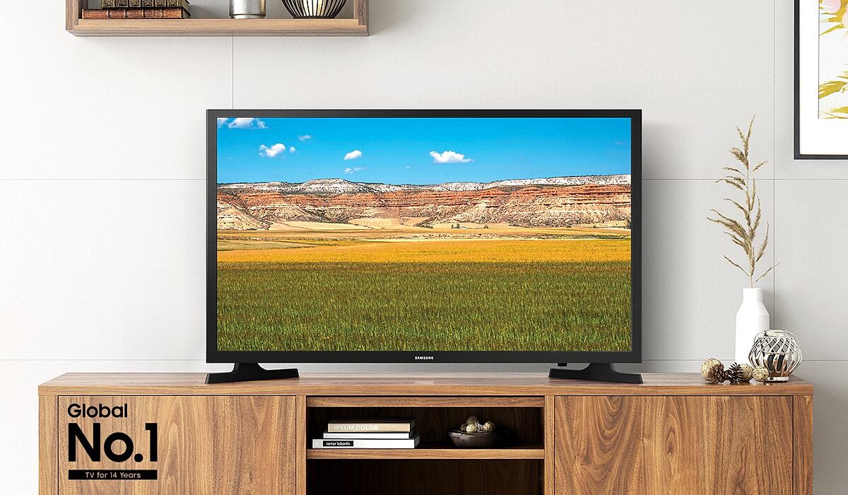 Телевизор Samsung UE-32T4302 (2020), 32" (81.28 cm) LED Smart TV, HD, DVB-T2C, Wi-Fi, LAN, Bluetooth, 2x HDMI, 1x USB, енергиен клас F - характеристика 1
