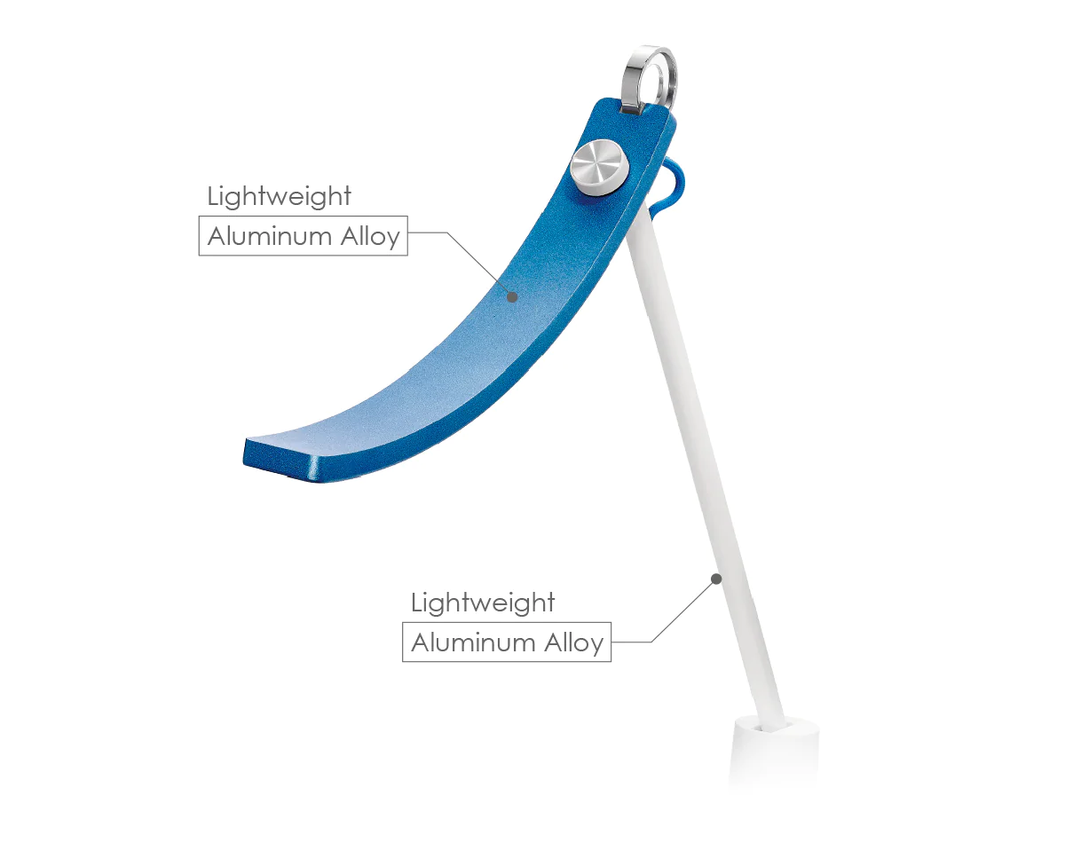 LED лампа BenQ WiT e-Reading Desk Lamp Slver, настолна, 18W, 900lm, 2700~5700K, технология Smile Curve, допълнителна подвижност, сребриста - характеристика 9