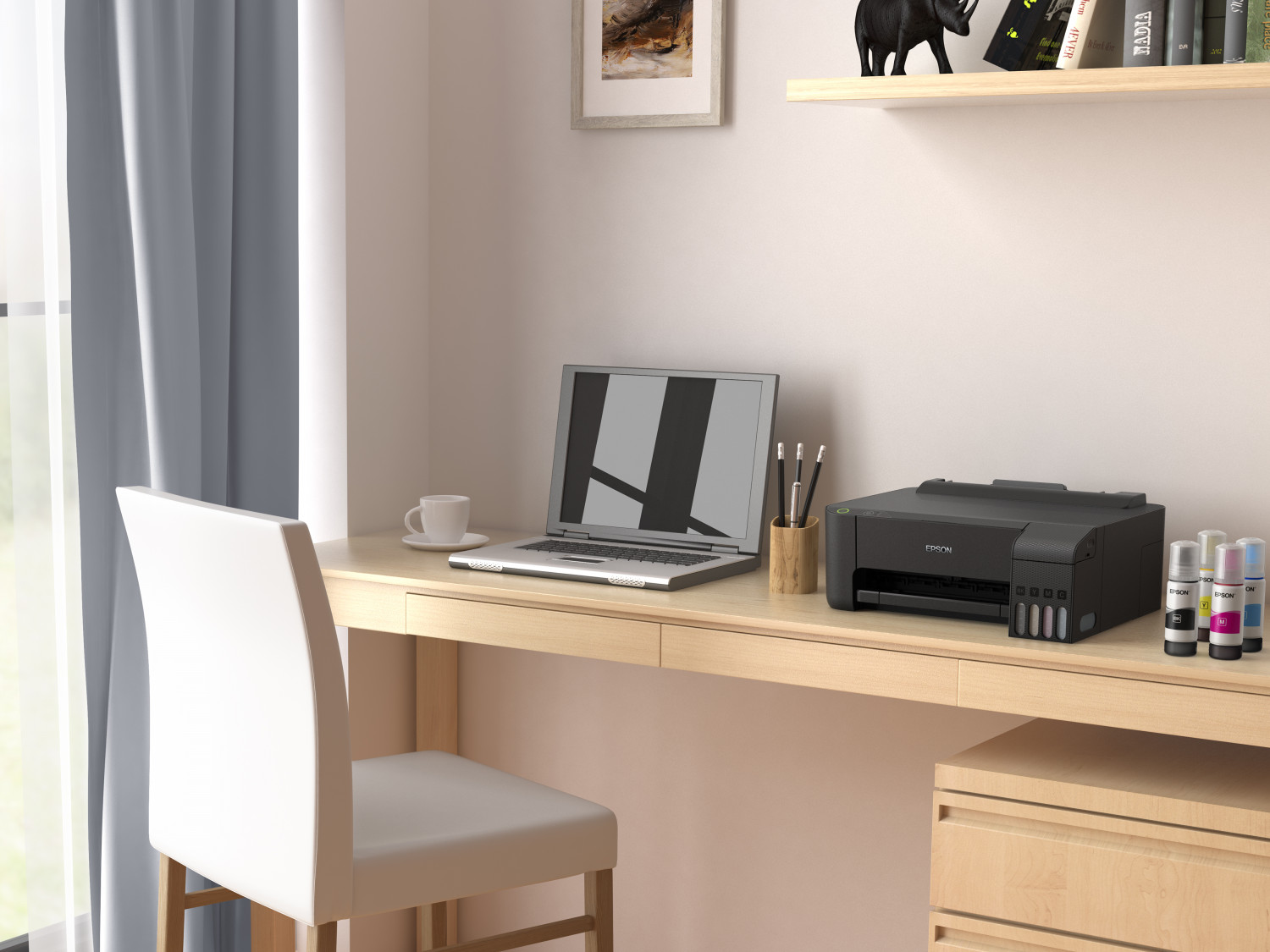 Мастиленоструен принтер Epson EcoTank L1110, цветен, 5760 x 1440 dpi, 33 стр./мин, USB, A4 - характеристика 1