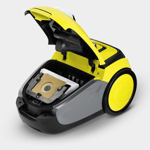 Прахосмукачка Karcher VC 2, с торба, 700W, 2.8 l капацитет на торбата, 76 dB ниво на шума, жълта - характеристика 4