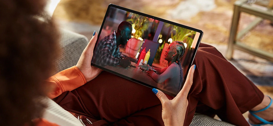 Таблет Lenovo Tab P12 Pro 5G (ZA9E0038BG)(сив), 5G, 12.6" (32.00 cm) WQXGA AMOLED 120Hz дисплей, осемядрен Snapdragon 870 5G 3.2GHz, 6GB RAM, 128GB Flash памет (+ microSD слот), 13.0 + 8.0 & 5.0 MPix камери, Android, 565g, с клавиатура и писалка - характеристика 1