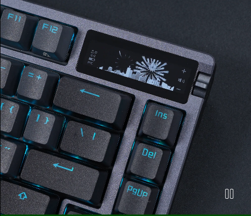Клавиатура Asus ROG Azoth, жична/безжична, механична, Red суич, гейминг, RGB подсветка, черна, Bluetooth, USB - характеристика 2