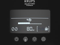 Кафеавтомат Krups Arabica, 1450W, 15 bar, 1.7 l обем на резервоара за вода, черен - характеристика 3