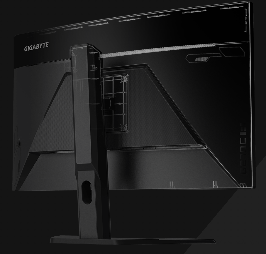 Монитор Gigabyte(G27QC-A), 27"(68,58cm), Edge type(VA), 165Hz, QHD, 4000:1, 250 cd/m2, HDMI, DP, 2x USB 3.0 - характеристика 7
