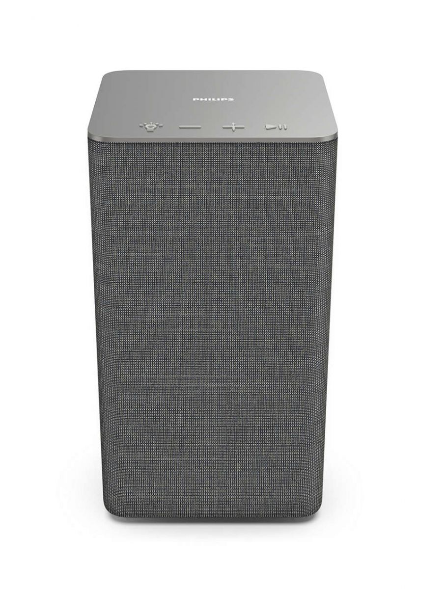 Тонколона Philips TAW6205/10, 1.0, 40W, Bluetooth, Wi-Fi, AUX, сива, преносима, LED подсветка, DTS Play-Fi, Spotify Connect, Chromecast, Apple Airplay 2 - характеристика 1