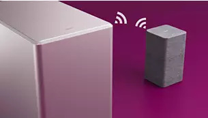 Субуфер Philips TAW8506/10, 150W RMS, активен, Wi-Fi, сив, DTS Play-Fi, Philips Sound, PS Fine Tune - характеристика 2