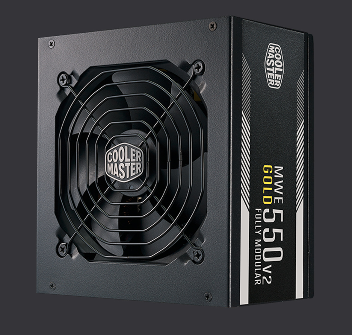 Захранване Cooler Master MWE Gold V2 FM, 550W, Active PFC, 80+ Gold, изцяло модулно, 120mm вентилатор - характеристика 1