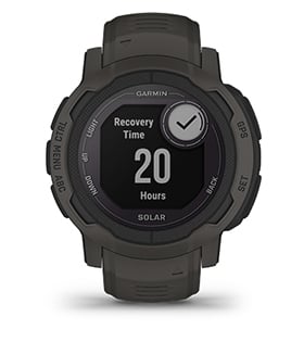 Смарт часовник Garmin Instinct 2 Camo Edition Graphite, два прозореца 0.9" x 0.9" MIP дисплей, 32MB вградена памет, GPS, водоустойчив 10 ATM, Bluetooth, ANT+, до 28 дни време за работа, компас, тъмносив - характеристика 18