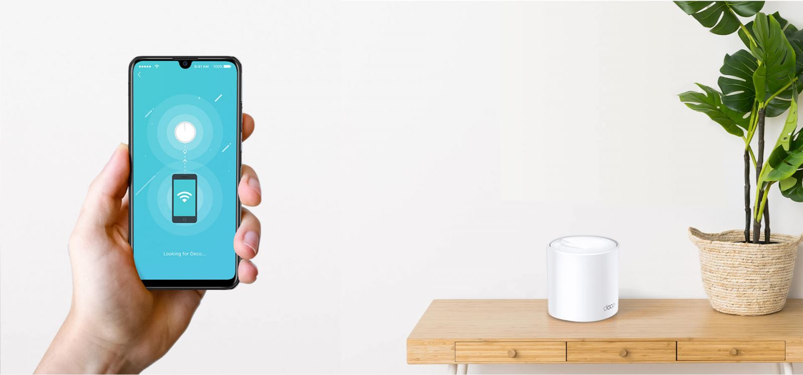 Безжична Wi-fi система TP-Link Deco X50 (1-pack), 3000Mbps, 2.4GHz (574 Mbps), 5GHz (2402 Mbps), Wireless AX, 3x LAN/WAN, 2 вътрешни антени - характеристика 4