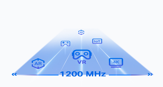 Безжична Wi-fi система TP-Link Deco XE75 (2-pack), 5400Mbps, 2.4GHz (574 Mbps), 5GHz (2402 Mbps), 6GHz (2402 Mbps), Wireless AX, 3x LAN/WAN, 4 вътрешни антени, 2x броя - характеристика 4