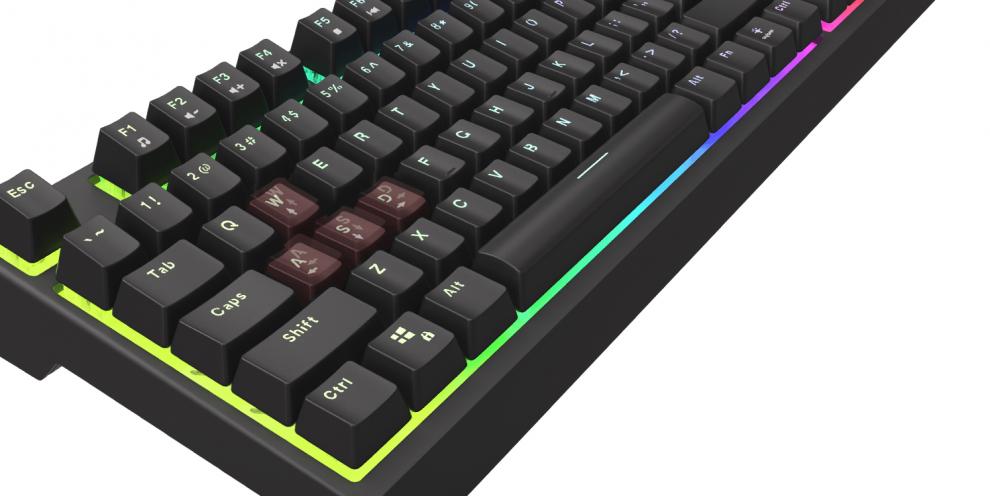 Клавиатура Genesis Thor 660 Wireless Gateron Red White, безжична/жична, геймърска, механична, RGB подсветка, Gateron Red червени суичове, бяла, USB, Bluetooth - характеристика 3