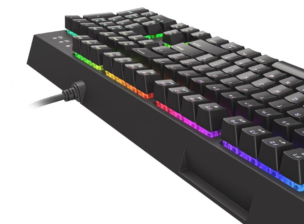 Клавиатура Genesis Thor 660 Wireless Gateron Red White, безжична/жична, геймърска, механична, RGB подсветка, Gateron Red червени суичове, бяла, USB, Bluetooth - характеристика 4