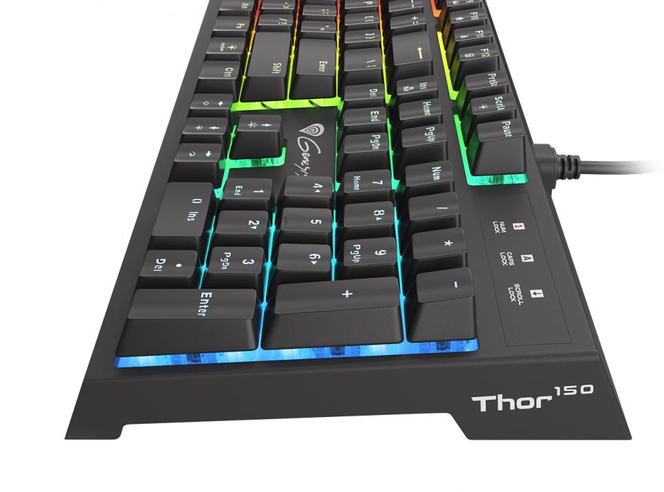 Клавиатура Genesis Thor 660 Wireless Gateron Red White, безжична/жична, геймърска, механична, RGB подсветка, Gateron Red червени суичове, бяла, USB, Bluetooth - характеристика 6