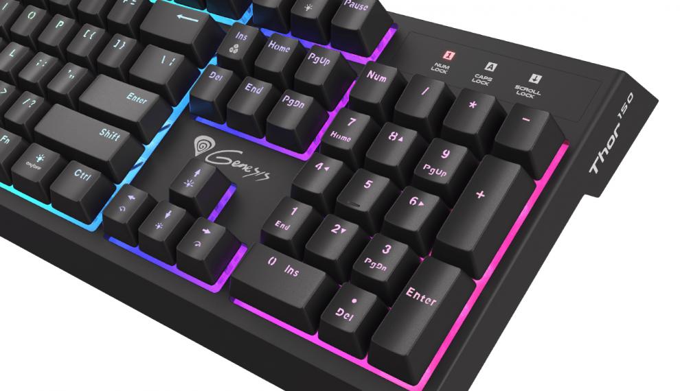 Клавиатура Genesis Thor 660 Wireless Gateron Red White, безжична/жична, геймърска, механична, RGB подсветка, Gateron Red червени суичове, бяла, USB, Bluetooth - характеристика 7