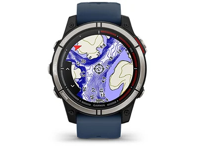 Смарт часовник Garmin quatix® 7 010-02540-61, 1.3" (3.3 cm) трансфлективен MIP дисплей, Bluetooth, Wi-Fi, ANT+, 16GB вградена памет, 10 ATM водоустойчив, LED фенерче, до 10 часа време на работа, син - характеристика 8