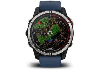 Смарт часовник Garmin quatix® 7 010-02540-61, 1.3" (3.3 cm) трансфлективен MIP дисплей, Bluetooth, Wi-Fi, ANT+, 16GB вградена памет, 10 ATM водоустойчив, LED фенерче, до 10 часа време на работа, син - характеристика 13